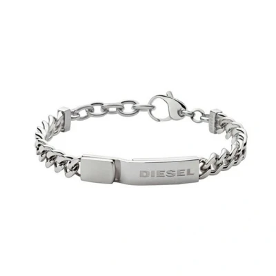Abbildung von Diesel Stacked Armband silvercoloured, Herren, Größe: One Size, Silver coloured