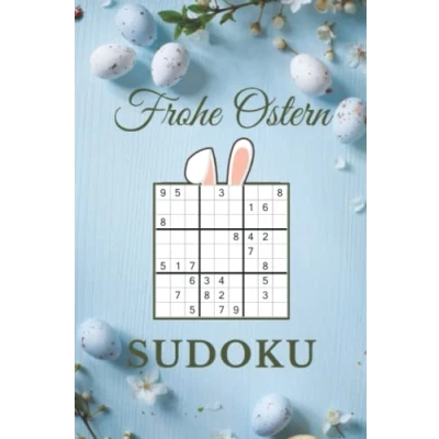 Abbildung von Frohe Ostern Sudoku: Rätselbuch mit 150 Oster Rätsel in 4 Schwierigkeitsstufen inkl. Samurai und Killer Sudoku Ostergeschenke für Erwachsene