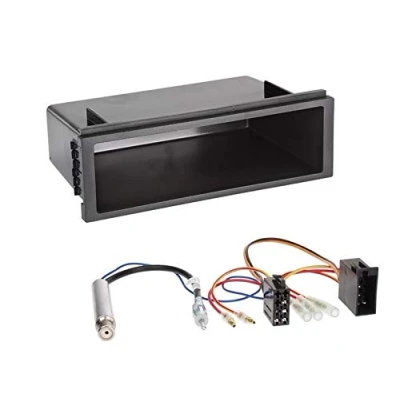 Abbildung von 1 Din Radio Einbauset Blende Radioanschlusskabel Antennenadapter für VW Bora Variant 1998 2004