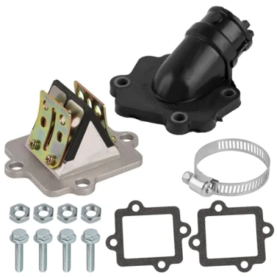 Abbildung von Membranblock mit Ansaugstutzen und Dichtungen Set für Yamaha Aerox Nitro Aprilia SR50 Roller CPI MBK SACHS
