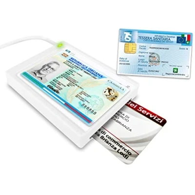Abbildung von ATLANTIS USB2.0 CIE Lesegerät 3.0 Windows 10 und 11, weiß, P005 CIED331C
