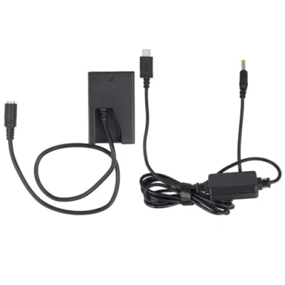 Abbildung von DC Kuppler + PD USB Typ C Adapter Set kompatibel mit Nikon EP 5 EN EL9