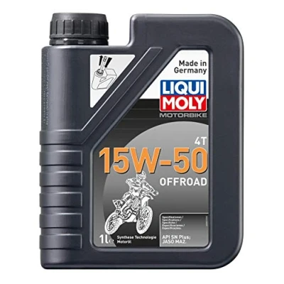 Abbildung von LIQUI MOLY Motorbike 4T 15W 50 Offroad 1 L Motorrad Synthesetechnologie Motoröl Art. Nr.: 3057