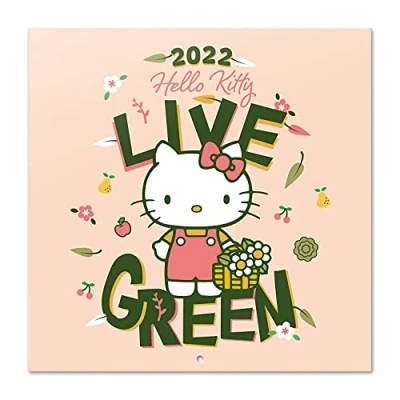 Abbildung von Grupo Erik Hello Kitty Kalender 2022 Wandkalender Groß für 12 Monate mit Geschenk Poster