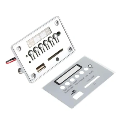 Abbildung von Bluetooth Modul MP3 USB DC 12 V Audio Decoder Board SD TF FM Radio Dekodierer WMA/WAV / Verlustfrei mit Fernbedienung (Silver)