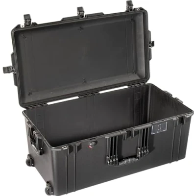 Abbildung von PELI 1646 AIR Koffer, Großer Rollkoffer für Filmkameras und technisches Equipment, IP67 wasserfest staubdicht, 111 Liter Fassungsvermögen, ohne Schaumstoff, Farbe: Schwarz