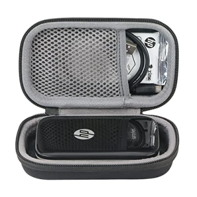 Abbildung von co2CREA Hart Reiseschutzhülle Etui Tasche für HP Sprocket Portable 2x3 Zoll Sofortbilddrucker,Nur hülle