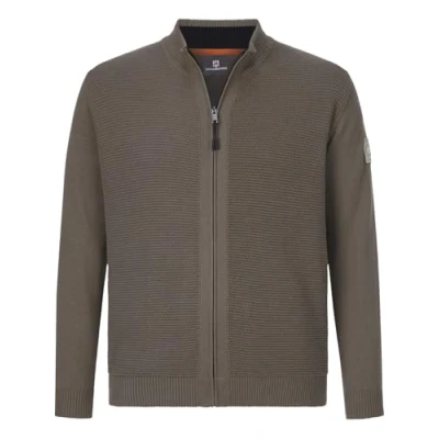 Abbildung von Jan Vanderstorm Thorskarvar Strickjacke, Herren, Größe: Large, Braun