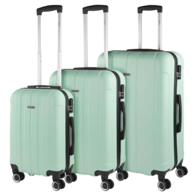Abbildung von ITACA Gepäck Sets, Reisekoffer, Reisekoffer Set, Kofferset, Hartschalenkoffer, Trolley Luggage Große Auswahl an Koffer &amp; Trolleys für Jede Reise! 771100, Minze