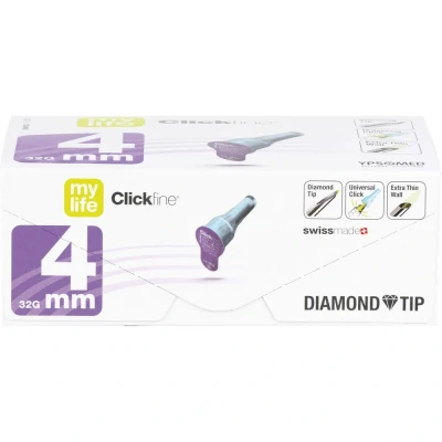 Abbildung von Mylife Clickfine Kanülen 4 mm