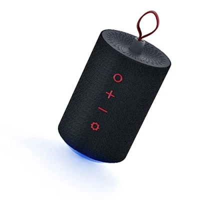 Abbildung von Leicke Bluetooth Lautsprecher mit RGB Licht Tragbar Kabellos Musikbox (Bluetooth Version 5.0, 5 W, LED diversen Farbmodi und Farbwechsel)