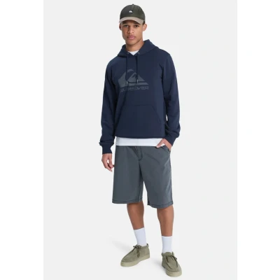 Abbildung von Quiksilver Fleecepullover COMP Logo Hoodie, Herren, Schwarz, XXL