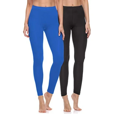 Abbildung von Merry Style Leggings Damen Hosen aus Baumwolle MS10 198 (2 tlg) elastischer Bund, eng