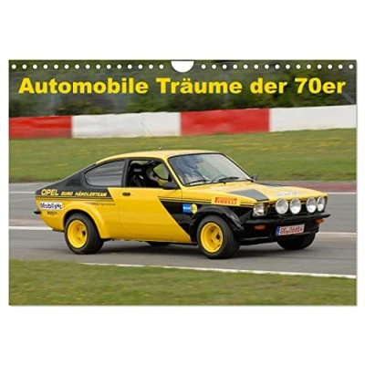Abbildung von Automobile Träume der 70er (Wandkalender 2025 DIN A4 quer), CALVENDO Monatskalender