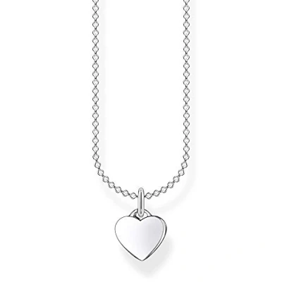 Abbildung von Thomas Sabo Damen Halskette Herz silber 925 Sterlingsilber, 36 38 cm Länge