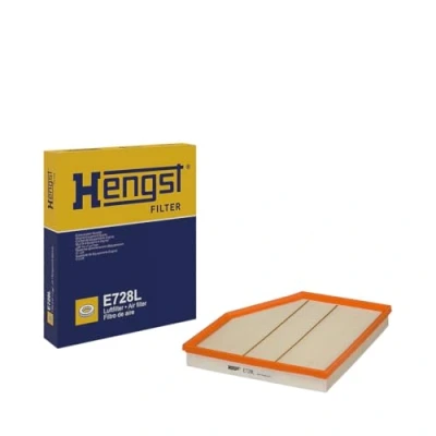 Abbildung von HENGST FILTER E728L Luftfilter 42 312 273 Filtereinsatz BMW: 5 Limousine, Touring, 6 Coupe