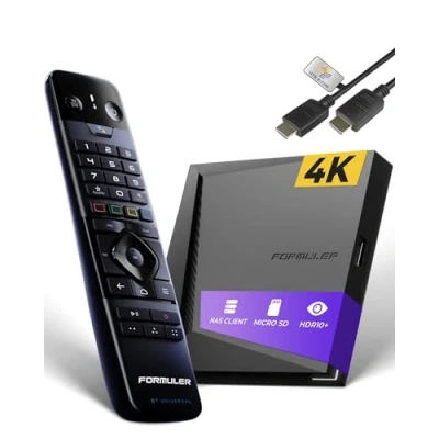 Abbildung von Formuler Z11 PRO MAX 4K BT1 Edition Android 11 OTT Medien Player, UHD HDR10+ Smart IP Media Streaming Box, WLAN, BT Fernbedienung, Widevine L1 Support, MYTVOnline3 App, HTS e com HDMI Kabel
