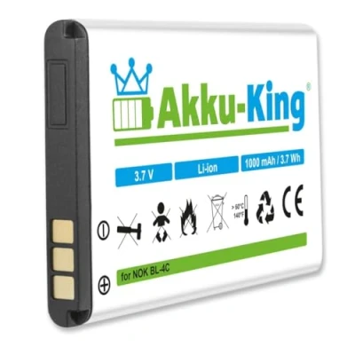 Abbildung von Akku King kompatibel mit Olympia BL 40, OS4, VA, LN 4C Li Ion 1000mAh für Becco Plus, 2130, 2203
