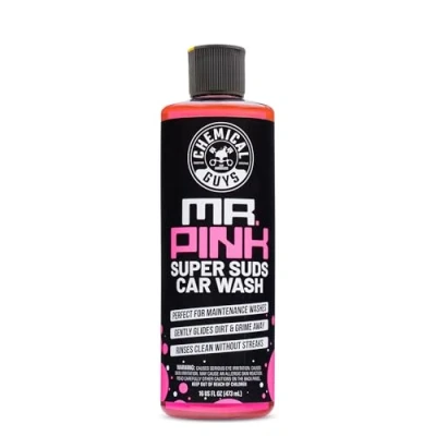 Abbildung von CHEMICAL GUYS® Mr. Pink Autoshampoo entfernt hartnäckigen Schmutz gründlich &amp; ist schonend zu Versiegelungen Für Schaumkanonen, Schaumpistolen, Wascheimer, Autos, Motorräder, Wohnmobile, 473ml
