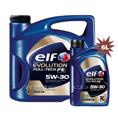 Abbildung von Elf evolution full tech FE 5 W 30 Synthetisches Motor Öl 1 x 5L + 1L = 6 Liter
