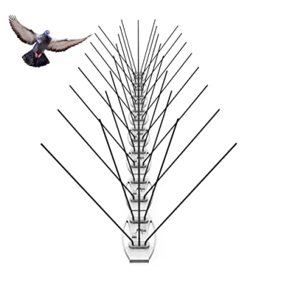 Abbildung von Konzept 11 Taubenspikes Taubenabwehr Vogelspikes Edelstahl 5 reihig, Set