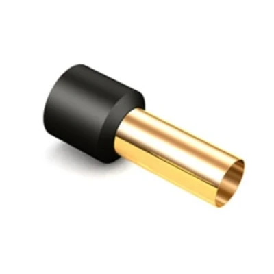 Abbildung von VIABLUE Aderendhülsen * Hochreines OFC Kupfer 24 Karat Echtvergoldung Crimp Sleeves 35.0 MM² 10 Stück