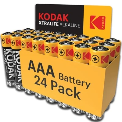 Abbildung von Kodak AAA Batterien Triple A 24 Stück Einweg Alkalibatterie, 1,5 V