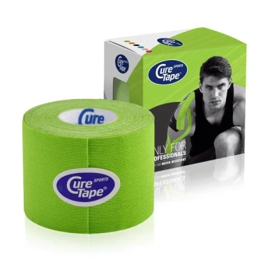 Abbildung von CureTape Sports grün kinesiologie tape(kinesiotape)