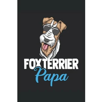 Abbildung von Foxterrier Papa: Notizbuch Tagebuch DIN A5 Liniert 120 Seiten