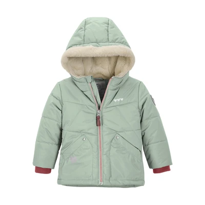 Abbildung von first instinct by killtec Kinder Winterjacke/Steppjacke mit Kapuze FIOW 13 MNS QLTD JCKT, stahlmint, 110, 39961 000