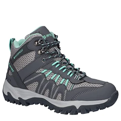 Abbildung von HI TEC Jaguar MID WP Hikingschuh, Damen, Größe: 40, Charcoal/graphite/coal grey/lichen Schuhe