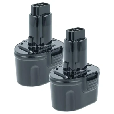 Abbildung von vhbw 2X Akku Ersatz für DeWalt DE9057 Elektrowerkzeug (2000 mAh, NiMH, 7,2 V)