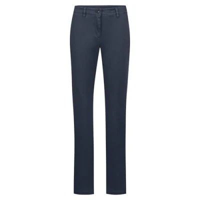 Abbildung von Greiff Größe 34 Corporate Wear Casual Damen Chinohose Regular Fit Marine Dunkelblau Modell 1376 2710