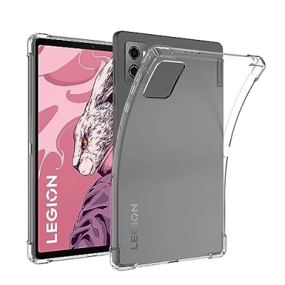 Abbildung von GIOPUEY Hülle für Lenovo Legion Tab/Y700 2023, Weiche TPU Rückenschale, Dünne Abdeckung, Airbag Schutz, Case Kompatibel mit 2023 Transparentes