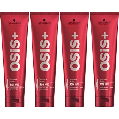Abbildung von SCHWARZKOPF OSIS+ Texture Rock Hard Glue 4x 150ml = 600ml