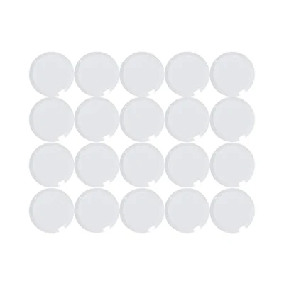 Abbildung von MAUL Facetterand Magnete (20 Stück) MAULpro Ø 20mm Mini aus Kunststoff Starke für Whiteboard und Magnettafel ideal Büro, Homeoffice Werkstatt Weiß