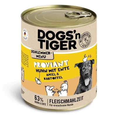 Abbildung von Adult Hundefutter, Proviant, Nassfutter, Getreidefrei, Huhn, Ente, Apfel &amp; Kartoffel, 6x 800g 6x800g