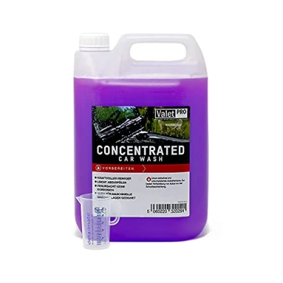 Abbildung von detailmate ValetPRO Concentrated Car Wash Autoshampoo Konzentrat 5 Liter Messbecher