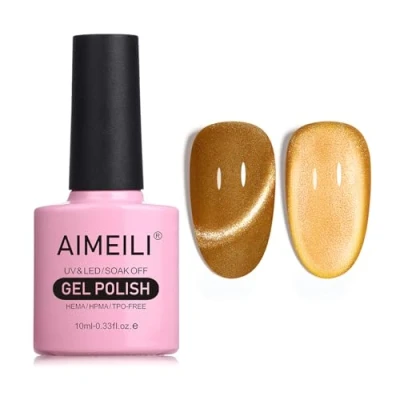 Abbildung von AIMEILI Cat Eye UV Gel, 10ml Gel Nagellack Nail Glitzer DIY Art Maniküre 722