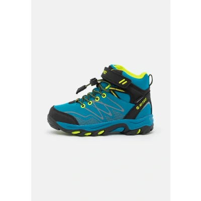 Abbildung von HI TEC Blackout MID WP JR Unisex Hikingschuh für Kinder, Größe: 33, Saphire/black/lime Textil/synthetik
