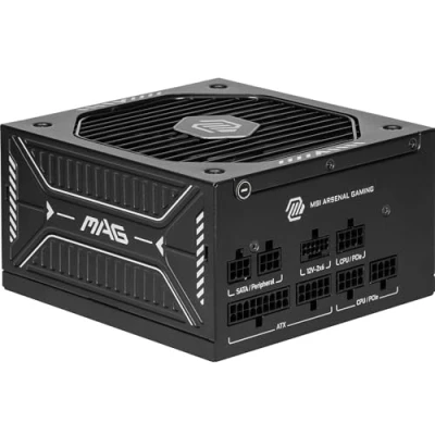 Abbildung von MSI MAG A750GLS PCIE5 Netzteil, 750W, 80 Plus Gold, ATX 3.1, PCIe 5.1 GPU Unterstützung, Native 12V 2x6, Zweifarbiger 2x6 Anschluss, PSU, Modulare Kabel
