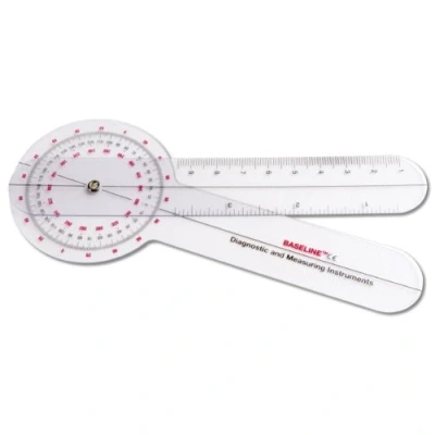 Abbildung von CanDo Baseline Goniometer, Kunststoff 360 ISOM Länge 20 cm