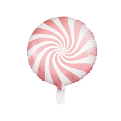Abbildung von Folienballon Bonbon 35cm rund Helium Luftballon Lollipop Kindergeburtstag Geburtstag Partydeko