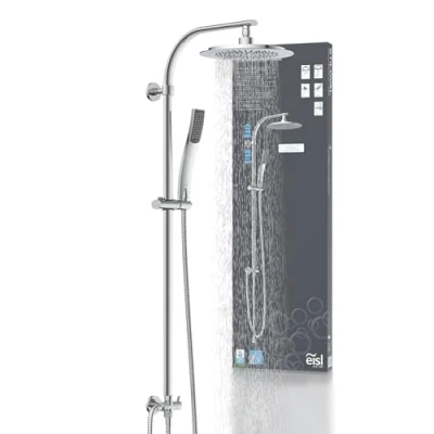 Abbildung von Eisl Duschsystem &quot;STILOVAL&quot;, Regendusche ohne Armatur, mit Kopfbrause und Handbrause
