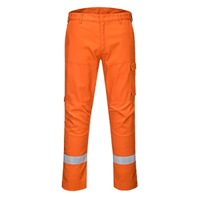 Abbildung von Portwest Bizflame Ultra Hose, Hosenlänge: Normal. Farbe: Orange. Größe: 30, FR66ORR30