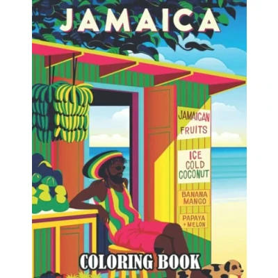 Abbildung von Jamaica Coloring Book: Stunning Pages Of For Teens, Adults To Have Fun And Relax Ideal Gift Special Occasions