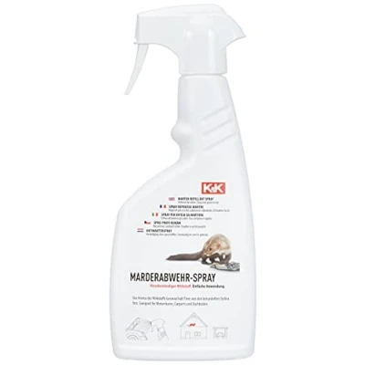 Abbildung von K&amp;K MARDERSCHUTZ Marderspray Marder Abwehr Spray, 500 ml, Sprühflasche, zuverlässiger Wirkstoff zur von Mardern