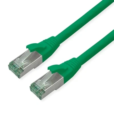 Abbildung von ROLINE RM Patchkabel Kat.6A S/FTP (PiMF), grün, 1 m