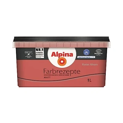 Abbildung von Alpina Farbrezepte Roter Ahorn matt 1 Liter