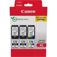 Abbildung von Canon PG 575XL + CL 576XL photo value pack Schwarz 3 Farben Druckerpatrone Multipack